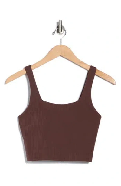 Balance Collection Piper Longline Sports Bra In Brown