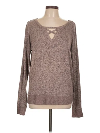 Pre-owned Balance Collection Pullover Sweater In Brown