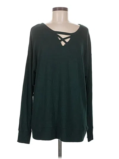Pre-owned Balance Collection Pullover Sweater In Green
