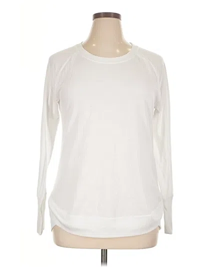 Pre-owned Balance Collection Pullover Sweater In White