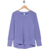 Balance Collection Queeny High-low T-shirt In H. Blue Iris