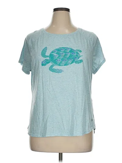 Pre-owned Balance Collection Short Sleeve T-shirt In Blue