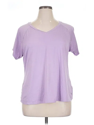 Pre-owned Balance Collection Short Sleeve T-shirt In Purple