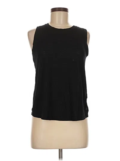 Pre-owned Balance Collection Sleeveless Top Black Halter Neckline Tops