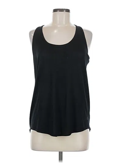 Pre-owned Balance Collection Tank Top Black Halter Neckline Tops