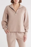 Balance Collection Tessa Quarter Zip Pullover In Goat