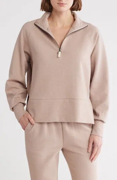 Balance Collection Tessa Quarter Zip Pullover In Goat