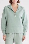 Balance Collection Tessa Quarter Zip Pullover In Jadeite