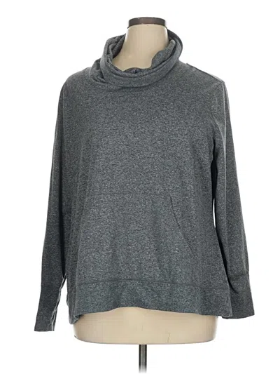 Pre-owned Balance Collection Turtleneck Sweater In Gray