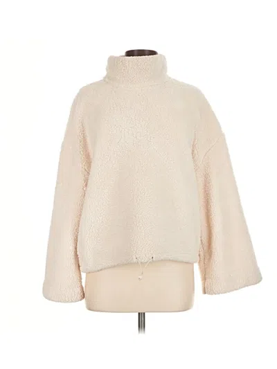 Pre-owned Balance Collection Turtleneck Sweater In White