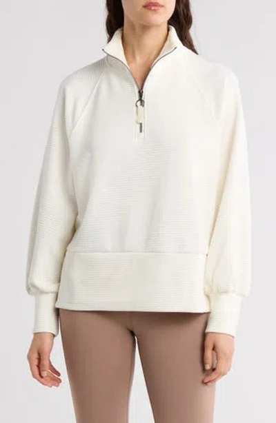 Balance Collection Whitley Quarter Zip Pullover In H. Cannoli Cream