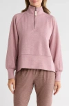 Balance Collection Whitley Quarter Zip Pullover In Pink