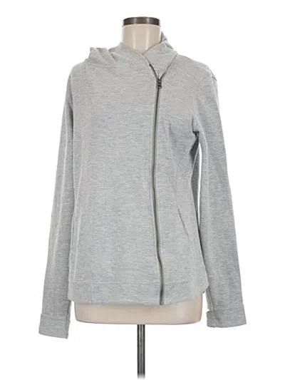 Pre-owned Balance Collection Zip Up Hoodie In Gray