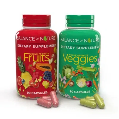 Balance Of Nature Whole Fruit And Vegetable Blend Dietary Supplement Capsules One Pack