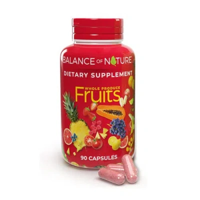 Balance Of Nature Whole Fruit Blend Dietary Supplement Capsules