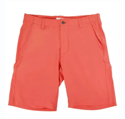Bald Head Blues Men's Performance Shorts In Salmon In Red