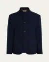 Baldassari Men's Wool And Cashmere Jacket In Blue