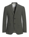 Baldessarini Man Blazer Dark Green Size 38 Wool, Polyamide, Elastane In Green