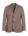 Baldessarini Man Blazer Light Brown Size 46 Virgin Wool, Polyacrylic, Polyester In Sand