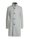 Baldessarini Man Coat Light Grey Size 38 Wool, Polyamide In Gray