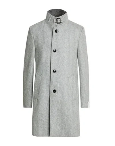 Baldessarini Man Coat Light Grey Size 38 Wool, Polyamide