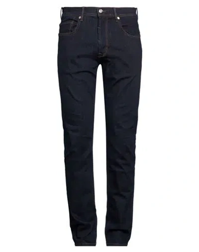 Baldessarini Man Jeans Blue Size 33w-34l Cotton, Elastane