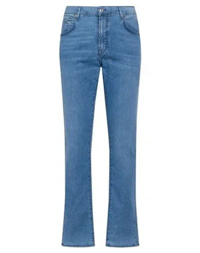Baldessarini Man Jeans Blue Size 38w-34l Cotton, Polyester, Eco Polyester