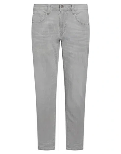 Baldessarini Man Jeans Grey Size 40w-32l Cotton, Elastane In Gray