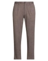 Baldessarini Man Pants Brown Size 40 Virgin Wool, Polyacrylic, Polyester