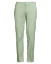 Baldessarini Man Pants Light Green Size 35w-32l Lyocell, Cotton, Elastane In Green