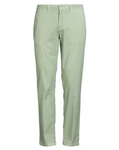 Baldessarini Man Pants Light Green Size 35w-32l Lyocell, Cotton, Elastane