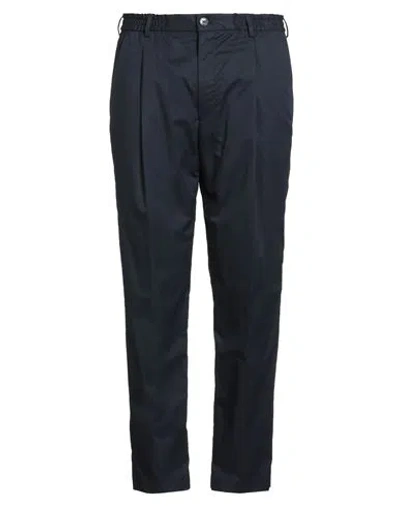 Baldessarini Man Pants Midnight Blue Size 34 Cotton, Elastane