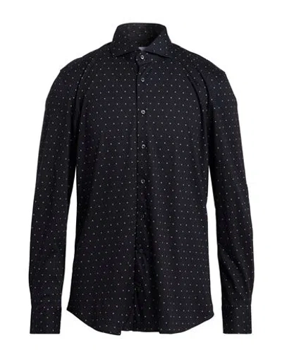 Baldessarini Man Shirt Black Size 16 ½ Cotton