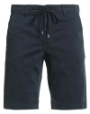 Baldessarini Man Shorts & Bermuda Shorts Midnight Blue Size 32 Cotton, Elastane