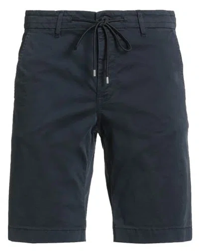 Baldessarini Man Shorts & Bermuda Shorts Midnight Blue Size 32 Cotton, Elastane