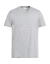 Baldessarini Man T-shirt Light Grey Size 46 Cotton In Gray