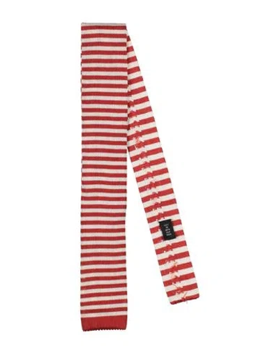 Baldessarini Man Ties & Bow Ties Rust Size - Silk In Red