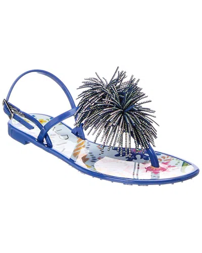 Baldini Rubber Sandal In Blue