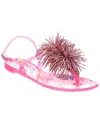 Baldini Rubber Sandal In Pink