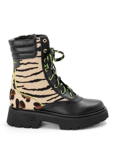 Baldinini Black Leather Boots
