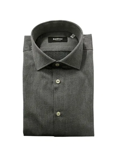 Baldinini Cotton-piqué Shirt In Gray