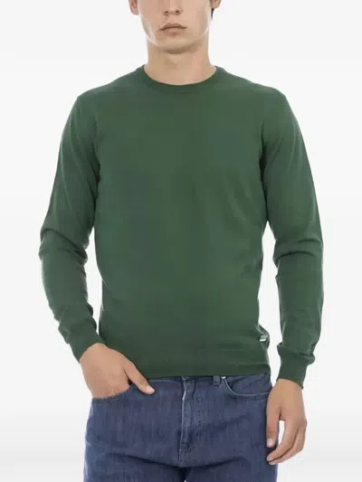Baldinini Crew-neck Sweater In Green