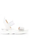 Baldinini Embellished Strap Sandals In Weiss