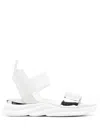 Baldinini Silver Strap Sandals In White