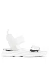 Baldinini Silver Strap Sandals In White