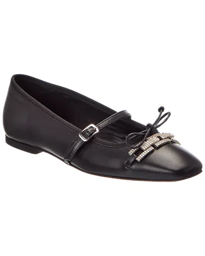 Baldinini Leather Ballet Flat In Pattern