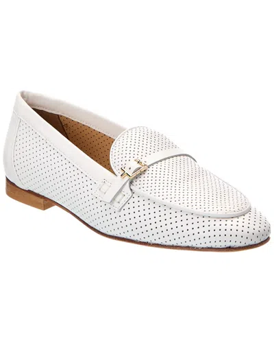Baldinini Leather Loafer In White