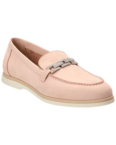 Baldinini Leather Moccasin In Pink