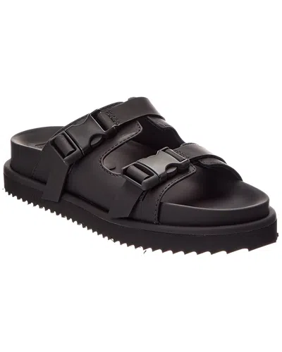 Baldinini Leather Sandal In Black