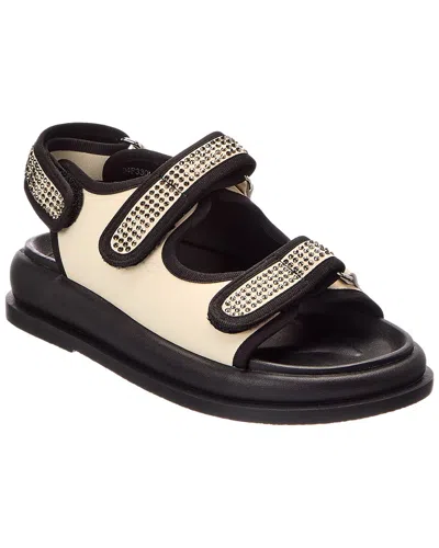 Baldinini Leather Sandal In Black